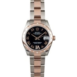 Rolex Datejust 178341 Two Tone Rose Gold Oyster