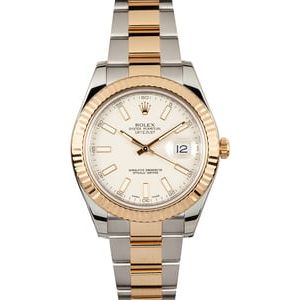 Rolex DateJust 41MM Ivory