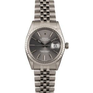 Pre-Owned Rolex Datejust 16000 Slate Dial