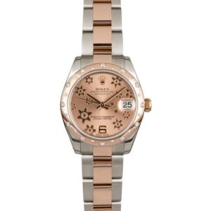 Rolex Datejust 178341 Bronze Floral Dial