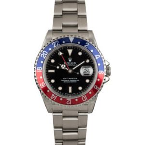 PreOwned Rolex GMT-Master 16700 'Pepsi' Bezel