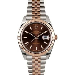 Unworn Rolex Datejust 126331 Chocolate Dial