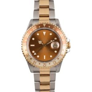 Pre Owned Rolex 'Root Beer' 16713 GMT-Master II