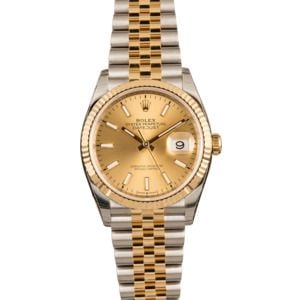 Unworn Rolex Datejust 126233 Champagne Luminous Dial