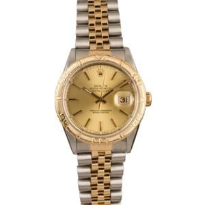 Used Rolex Datejust Two Tone Turn-O-Graph 16263 T