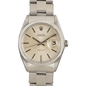 PreOwned Rolex OysterDate 6694 Silver Dial T