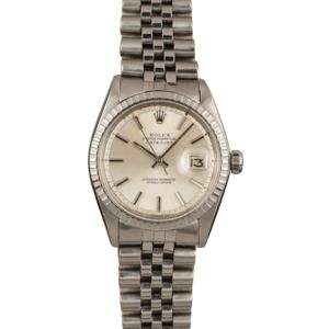 Vintage Rolex Datejust Stainless Steel 1603 'Pie Pan' Dial