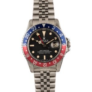 Vintage 1968 Rolex GMT 1675 'Pepsi' Insert