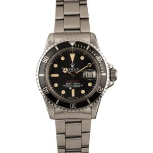 Authentic Rolex Submariner 1680 Vintage Red Sub