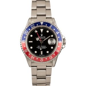 Pre Owned Rolex 'Pepsi' GMT-Master 16700