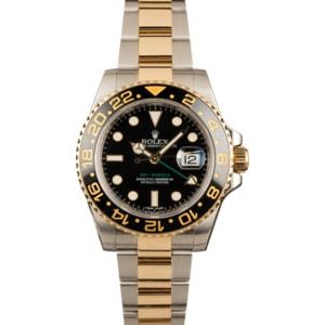 Rolex GMT Master II Two Tone 116713 Black