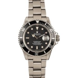 Rolex Submariner 16800 Steel Oyster Black Dial