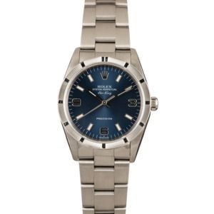 Pre-Owned Rolex Air-King 14010 Blue Dial