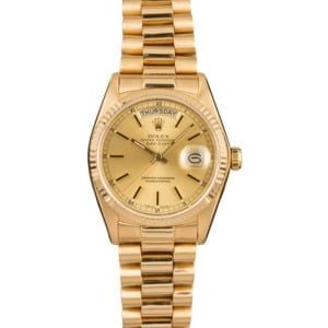 Pre-Owned Rolex Day-Date 18038 President 18K Yellow Gold