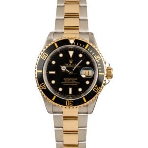 Pre-Owned 40MM Rolex Submariner 16613 Luminous Dial