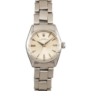 Pre-Owned Rolex Oyster Perpetual 6548 Silver Dial