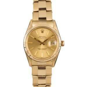 Pre-Owned Rolex Date 15037 Oyster Rivet