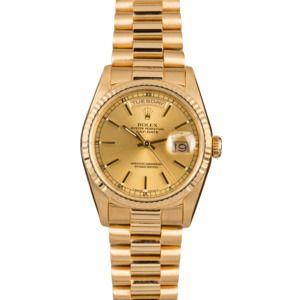 Pre-Owned Rolex President 18238 Champagne Dial Model