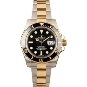 Rolex Submariner 116613 Two Tone Ceramic Bezel