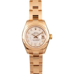 Rolex Datejust 179165 Rose Gold