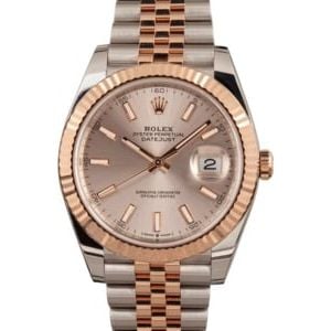 Rolex Datejust 126331 Two Tone Everose Jubilee