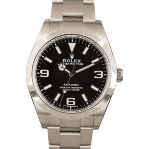 Rolex Explorer 214270 Black Arabic Dial