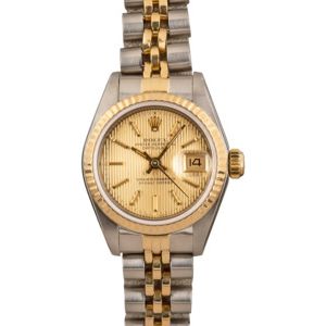 Rolex Datejust 69173 Champagne Tapestry