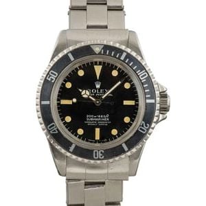 Vintage Rolex Submariner 5512 Stainless Steel