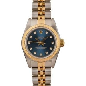 Ladies Rolex Oyster Perpetual 67193 Diamond