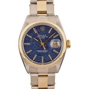 Vintage Rolex Date 1500 Blue Dial