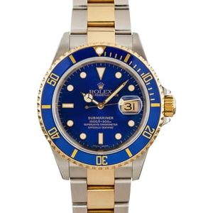 Rolex Submariner 16613 Blue Dial & Bezel