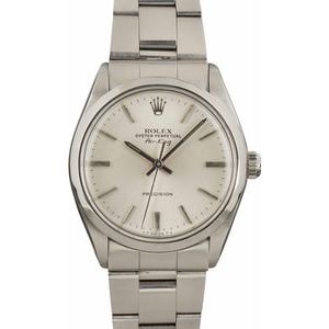 Vintage Rolex Air-King 5500 Silver Dial