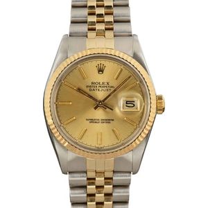 Pre-Owned Rolex Datejust 16013 Champagne Dial