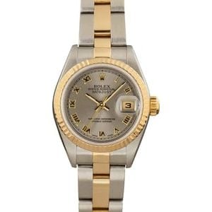 Ladies Rolex Datejust 79173 Slate Roman Dial