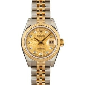 Rolex Ladies Datejust 179173 Two Tone with Diamonds