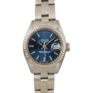 PreOwned Rolex Date 6917 Blue Dial