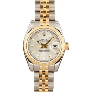 Ladies Rolex Datejust 179173 Silver Dial