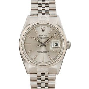 Rolex Datejust 16014 Silver Dial