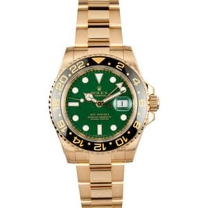 18K Yellow Gold GMT Master II 116718