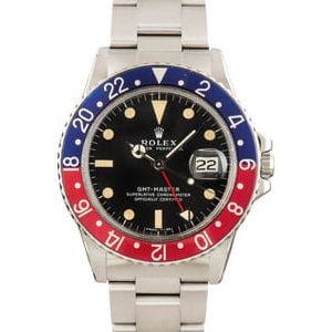 Vintage 1972 Rolex GMT-Master ref 1675 Pepsi