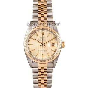 Used Rolex Two Tone Datejust 16013