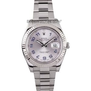 Rolex DateJust II 116334, Satin Gray Dial