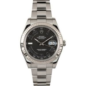 Datejust 2 Rolex 116334 Black Roman