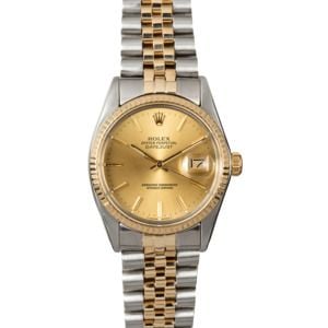 Datejust Rolex Champagne 16013