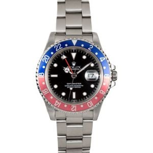 115270 Pre-Owned Rolex GMT-Master 16700 Pepsi Bezel