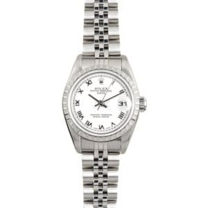 Ladies Rolex Date 79240 White