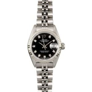 Ladies Rolex DateJust Diamond Dial 69174