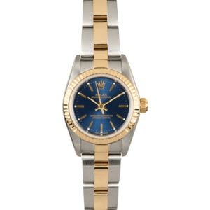 Ladies Rolex Oyster Perpetual 76193 Blue