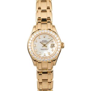 Ladies Rolex Pearlmaster 69298