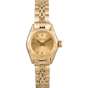 Lady Rolex 18K Oyster Perpetual 6619